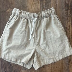 Buck Mason 100% Cotton Tan Women's Shorts